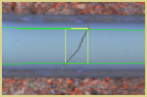 Ceramic Trench Cracks